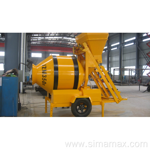 mobile electric self-loading concrete JZC350 Concrete Mixer